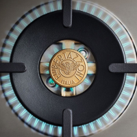 Логотип Bertazzoni латунный для газовой конфорки вок CAT307687B