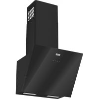 Наклонная вытяжка LENS 50 BK, черный