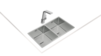 Кухонная мойка FLEXLINEA RS15 2B 740 POLISHED
