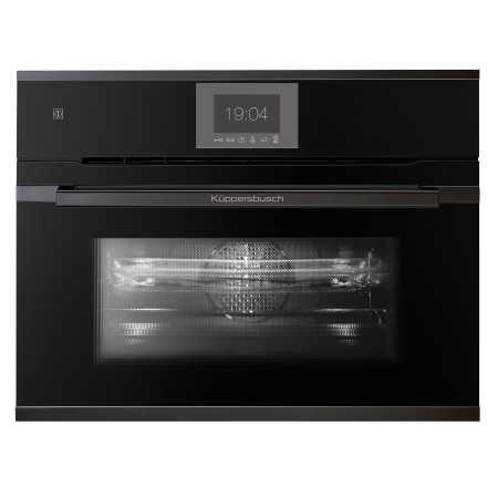 Компактный духовой шкаф с микроволнами CBM 6550.0 S2 Black Chrome