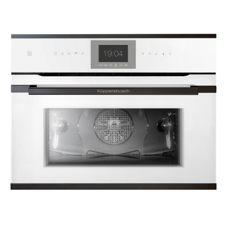 Компактный духовой шкаф с паром CBD 6550.0 W2 Black Chrome