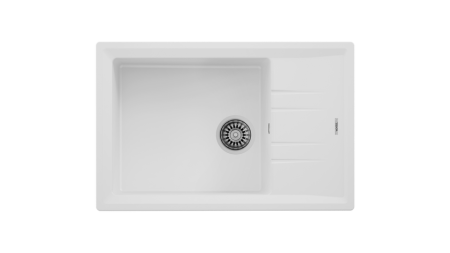 Кухонная мойка STONE 60 S-TG 1B 1D WHITE