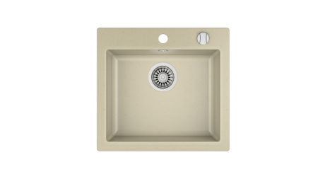 Кухонная мойка CLIVO 50 S-TQ 1B TOPAZ BEIGE