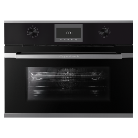 Компактный духовой шкаф с микроволнами CBM 6330.0 S3 Silver Chrome