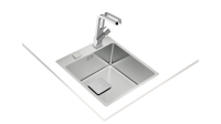 Кухонная мойка FORLINEA RS15 40.40 POLISHED