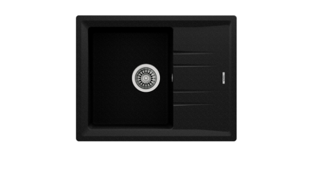 Кухонная мойка STONE 45 S-TG 1B 1D METALLIC BLACK