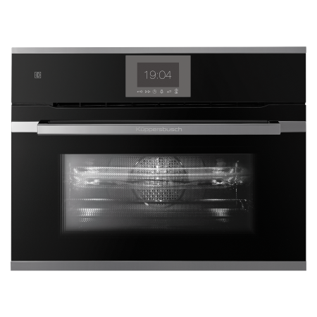 Компактный духовой шкаф с микроволнами CBM 6550.0 S3 Silver Chrome