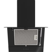 Наклонная вытяжка TEMPER 50 BK, черный