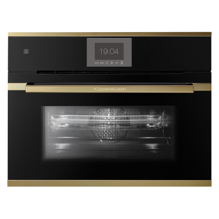 Компактный духовой шкаф с микроволнами CBM 6550.0 S4 Gold