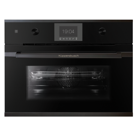 Компактный духовой шкаф с микроволнами CBM 6350.0 S2 Black Chrome