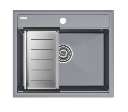 Комплкет: Мойка STEPIA 60 + коландер ADVANCE PM115951-GRM+A375-BS 