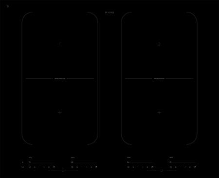 Индукционная варочная панель HI1655G черная