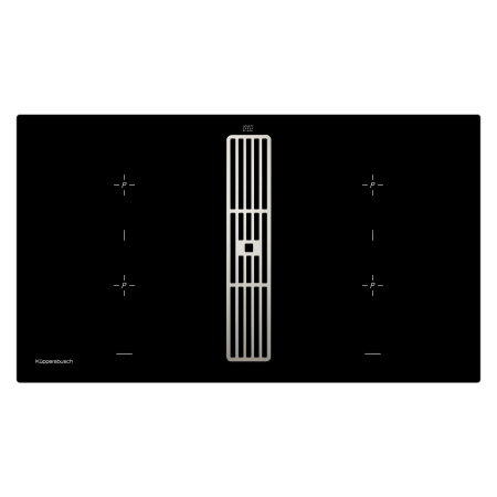 Индукционная варочная панель с вытяжкой KMI 9850.0 SR Stainless Steel
