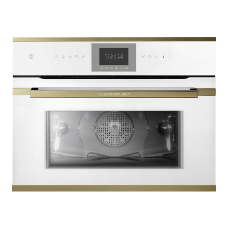 Компактный духовой шкаф с паром CBD 6550.0 W4 Gold