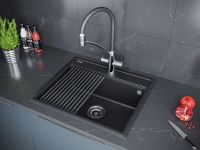 Комплект: Мойка STEPIA 60 + ролл-мат STEP PM115951-AN+R375-BS