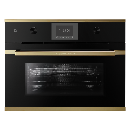 Компактный духовой шкаф с микроволнами CBM 6350.0 S4 Gold