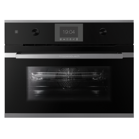 Компактный духовой шкаф с микроволнами CBM 6350.0 S3 Silver Chrome
